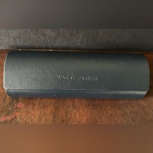 GUC Warby Parker Blue Glasses case